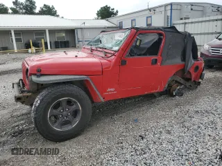 2004 Jeep Wrangler Sport with VIN 1J4FA49S94P786245, listed as a Copart auction lot 61144645 with Not provided miles and Salvage title. Bid and sale history available at DreamBid. Image 1.