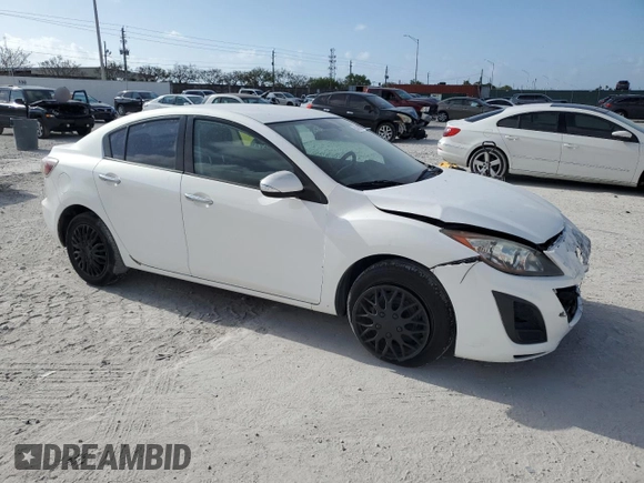 2011 Mazda 3 i Sport with VIN JM1BL1UF4B1381403, listed as a Copart auction lot 54313505 with 171,667 mi miles and Salvage Title. Bid and sale history available at DreamBid. Image 4.