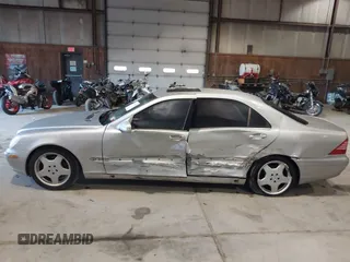 2003 Mercedes-Benz S 500 with VIN WDBNG84J93A360917, listed as a IAAI auction lot 39171730 with 134,495 mi miles and . Bid and sale history available at DreamBid. Image 14.