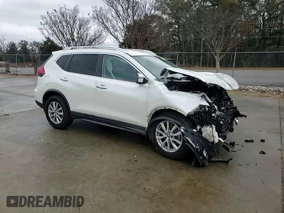 2017 Nissan Rogue SV with VIN KNMAT2MT8HP604376, listed as a Copart auction lot 83649814 with 87,119 mi miles and Salvage Title. Bid and sale history available at carsss.com. Image 10.