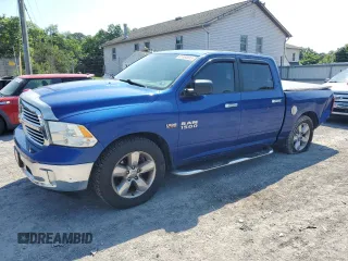 2014 Ram 1500 Big Horn with VIN 1C6RR7LT7ES342494, listed as a Copart auction lot 61380035 with 136,002 mi miles and Salvage title. Bid and sale history available at DreamBid. Image 1.