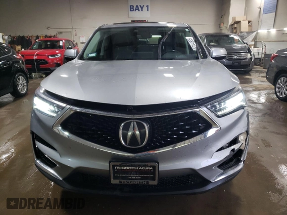 2020 Acura RDX with VIN 5J8TC1H3XLL017160, listed as a Copart auction lot 52144935 with 43,593 mi miles and Salvage title. Bid and sale history available at DreamBid. Image 5.
