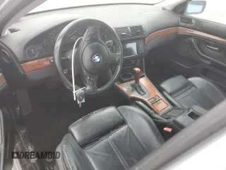 2003 BMW 5 Series 530iA with VIN WBADT63493CK36947, listed as a Copart auction lot 45966845 with 0 mi miles and Salvage Title. Bid and sale history available at carsss.com. Image 8.
