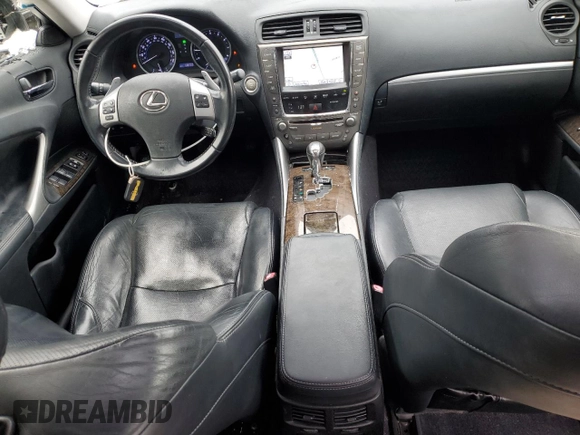 2012 Lexus IS 250 with VIN JTHCF5C25C5059413, listed as a Copart auction lot 87642065 with 108,205 mi miles and Salvage Title. Bid and sale history available at DreamBid. Image 8.
