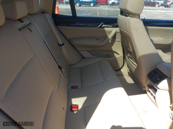 2015 BMW X3 xDrive28i with VIN 5UXWX9C51F0D55674, listed as a IAAI auction lot 41846056 with 95,277 mi miles. Bid and sale history available at carsss.com. Image 8.