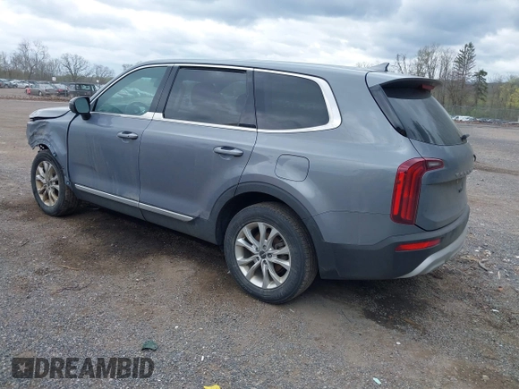 2022 Kia Telluride LX with VIN 5XYP24HC9NG219104, listed as a IAAI auction lot 42026163 with 82,002 mi miles and . Bid and sale history available at DreamBid. Image 3.