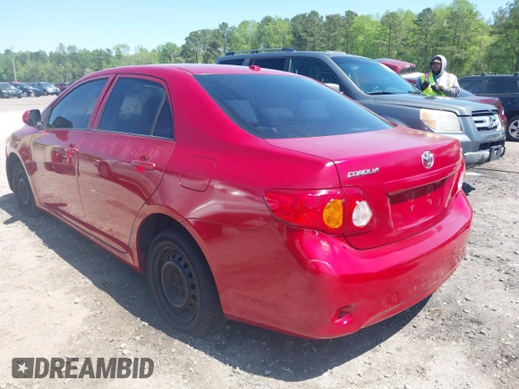 2009 Toyota Corolla with VIN JTDBL40E999080233, listed as a IAAI auction lot 41995330 with 249,789 mi miles. Bid and sale history available at carsss.com. Image 3.