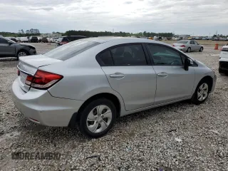 2013 Honda Civic LX with VIN 19XFB2F56DE097530, listed as a Copart auction lot 50644965 with 86,537 mi miles and Clean Title. Bid and sale history available at DreamBid. Image 3.