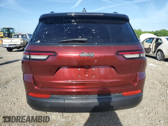 2024 Jeep Grand Cherokee Limited с VIN 1C4RJKBG8R8586598, выставлен на аукционе Copart как лот 54183065 с пробегом 4 962 миль миль и Списание • Salvage title. История ставок и продаж доступна на DreamBid. Изображение 6.