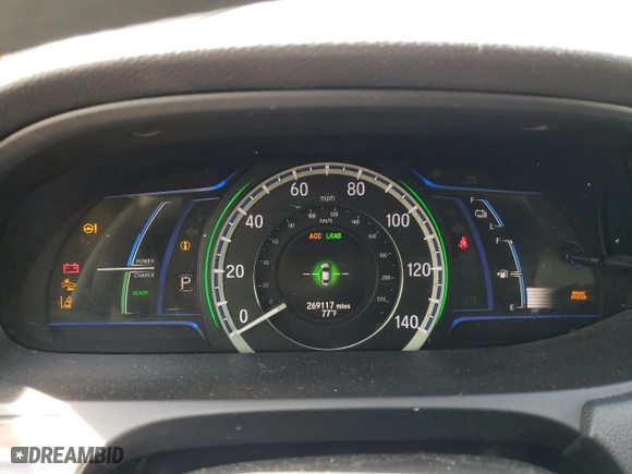 2017 Honda Accord Hybrid with VIN JHMCR6F37HC001257, listed as a Copart auction lot 53875845 with 269,117 mi miles and Clean Title. Bid and sale history available at carsss.com. Image 9.
