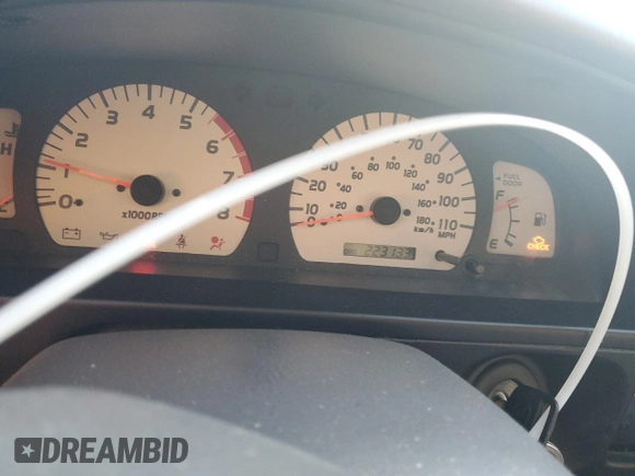 2001 Toyota Tacoma with VIN 5TEWM72N51Z875124, listed as a Copart auction lot 48407995 with 223,133 mi miles and Salvage title. Bid and sale history available at DreamBid. Image 9.