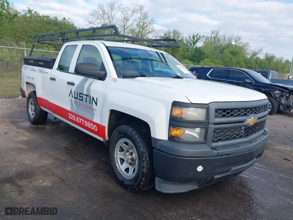 2015 Chevrolet Silverado 1500 LS with VIN 1GCRCPEC1FZ236204, listed as a IAAI auction lot 41961768 with 259,108 mi miles. Bid and sale history available at carsss.com. Image 1.