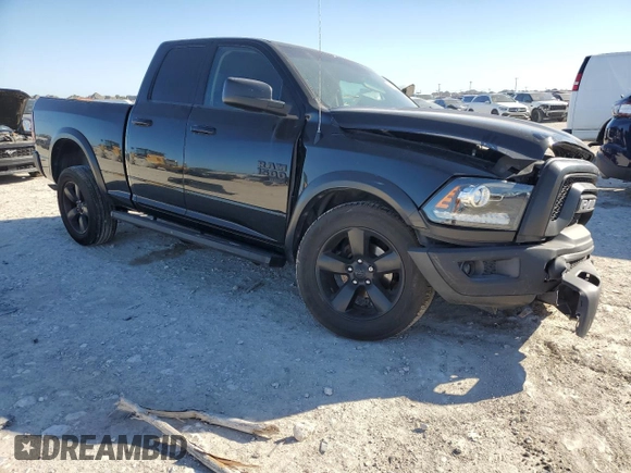 2019 Ram 1500 Classic Warlock with VIN 1C6RR6GG0KS704233, listed as a Copart auction lot 81370514 with 70,136 mi miles and Salvage Title. Bid and sale history available at carsss.com. Image 4.
