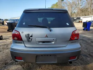 2005 Mitsubishi Outlander LS with VIN JA4LX31F35U025160, listed as a Copart auction lot 43377345 with 185,203 mi miles and Salvage Title. Bid and sale history available at carsss.com. Image 6.