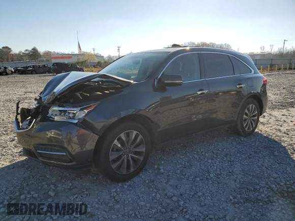 2014 Acura MDX Technology z VIN 5FRYD3H60EB007801, wystawiony jako Copart lot #87442894 z przebiegiem 157 633 mil mil oraz Szkoda całkowita • Salvage title. Historia ofert i sprzedaży dostępna na DreamBid. Obrazek 1.