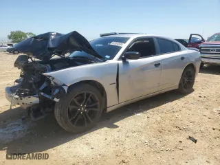 2018 Dodge Charger R/T with VIN 2C3CDXCT0JH157772, listed as a Copart auction lot 52304804 with 16,333 mi miles and Salvage Title. Bid and sale history available at carsss.com. Image 1.