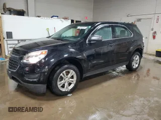 2016 Chevrolet Equinox LS with VIN 2GNALBEK6G1165011, listed as a Copart auction lot 49958245 with 89,113 mi miles and Salvage Title. Bid and sale history available at carsss.com. Image 1.