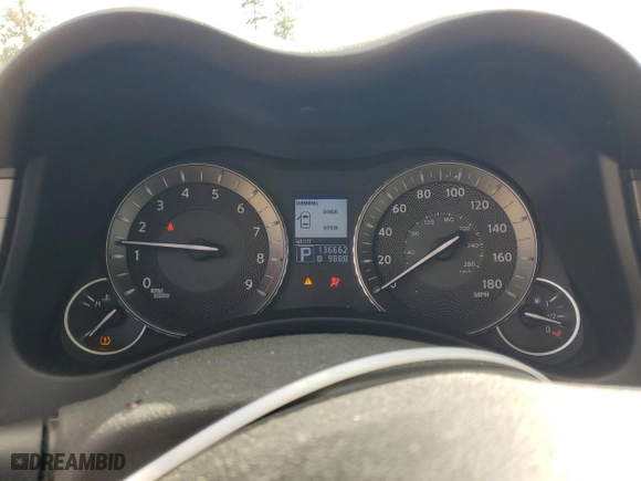 2011 Infiniti M37 with VIN JN1BY1APXBM325191, listed as a Copart auction lot 74209614 with 136,662 mi miles and Salvage Title. Bid and sale history available at carsss.com. Image 9.
