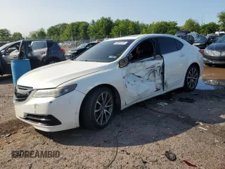 2017 Acura TLX V6 w/Technology Pkg z VIN 19UUB3F5XHA002765, wystawiony jako Copart lot #59081245 z przebiegiem 132 618 mil mil oraz Szkoda całkowita • Salvage title. Historia ofert i sprzedaży dostępna na DreamBid. Obrazek 1.