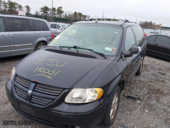 2006 Dodge Grand Caravan SXT with VIN 2D4GP44L16R616863, listed as a IAAI auction lot 41927585 with 999,999 mi miles. Bid and sale history available at carsss.com. Image 6.