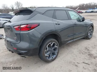 2020 Chevrolet Blazer RS with VIN 3GNKBKRS4LS636461, listed as a IAAI auction lot 41623270 with 32,846 mi miles. Bid and sale history available at carsss.com. Image 4.