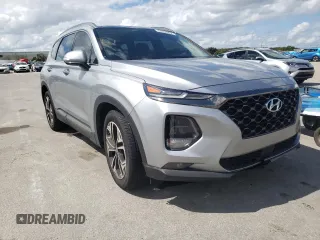 2020 Hyundai Santa Fe Limited with VIN 5NMS53AAXLH214419, listed as a Copart auction lot 61630262 with 53,812 mi miles. Bid and sale history available at carsss.com. Image 1.