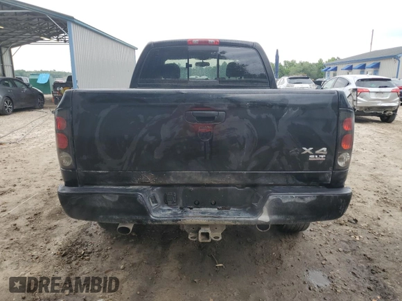2005 Dodge 1500 SLT with VIN 1D7HU18D15J594982, listed as a Copart auction lot 55433245 with 279,399 mi miles and Salvage Title. Bid and sale history available at DreamBid. Image 6.