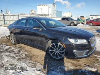 2019 Lincoln MKZ Reserve I with VIN 3LN6L5D91KR633743, listed as a Copart auction lot 88626195 with 50,390 mi miles and Salvage Title. Bid and sale history available at DreamBid. Image 4.