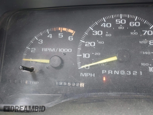 1996 Chevrolet Suburban with VIN 1GNGK26J6TJ327156, listed as a IAAI auction lot 41858544 with 195,532 mi miles. Bid and sale history available at carsss.com. Image 7.