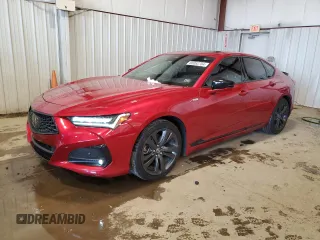 2021 Acura TLX w/A-Spec Package with VIN 19UUB6F59MA006480, listed as a Copart auction lot 86082704 with 59,683 mi miles and Salvage Title. Bid and sale history available at carsss.com. Image 1.