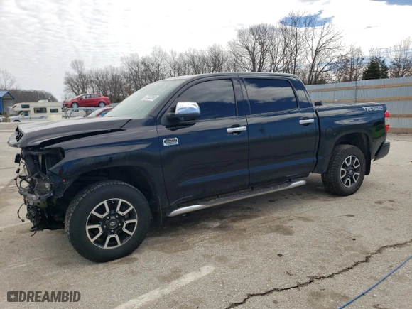 2018 Toyota Tundra 4WD SR5 with VIN 5TFAW5F14JX741292, listed as a Copart auction lot 47852365 with 69,776 mi miles and Salvage Title. Bid and sale history available at carsss.com. Image 1.