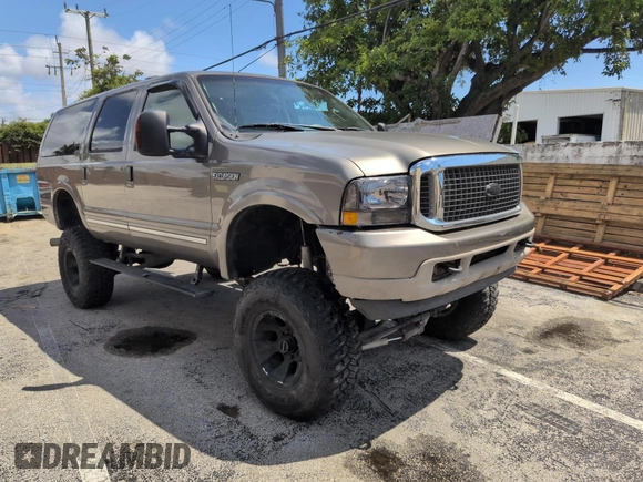 2004 Ford Excursion Limited with VIN 1FMSU43P44EA56041, listed as a IAAI auction lot 42523320 with 145,017 mi miles and . Bid and sale history available at DreamBid. Image 1.