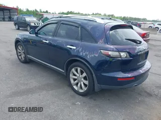 2007 Infiniti FX35 with VIN JNRAS08W77X208496, listed as a IAAI auction lot 42104796 with 165,267 mi miles. Bid and sale history available at carsss.com. Image 3.