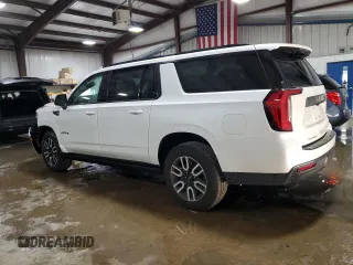 2024 GMC Yukon XL AT4 with VIN 1GKS2HKD8RR211249, listed as a Copart auction lot 74127264 with 9,091 mi miles and Salvage Title. Bid and sale history available at carsss.com. Image 2.