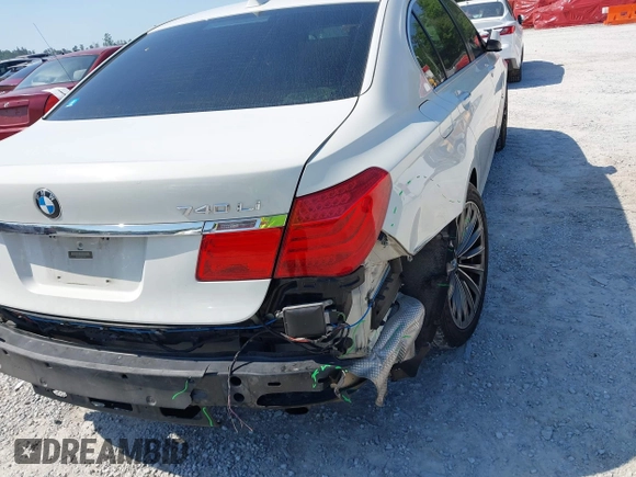 2012 BMW 7 Series 740Li with VIN WBAKB4C53CC576991, listed as a IAAI auction lot 41985643 with 107,416 mi miles and . Bid and sale history available at DreamBid. Image 6.