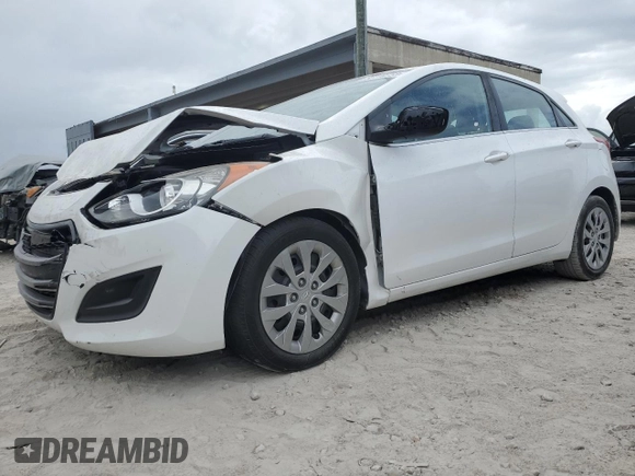 2017 Hyundai Elantra GT with VIN KMHD35LH3HU384329, listed as a Copart auction lot 55119755 with 78,015 mi miles and Clean Title. Bid and sale history available at carsss.com. Image 1.