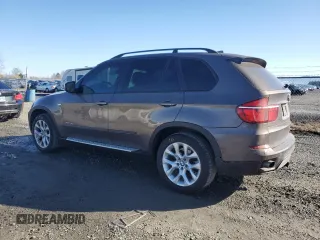 2011 BMW X5 35i with VIN 5UXZV4C57BL400693, listed as a Copart auction lot 46547685 with 127,266 mi miles and Salvage Title. Bid and sale history available at carsss.com. Image 2.