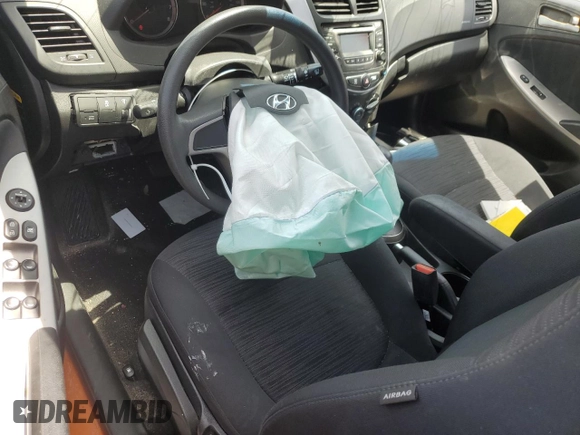 2015 Hyundai Accent GS with VIN KMHCT5AE2FU221236, listed as a Copart auction lot 53958695 with 46,265 mi miles and Salvage Title. Bid and sale history available at carsss.com. Image 8.