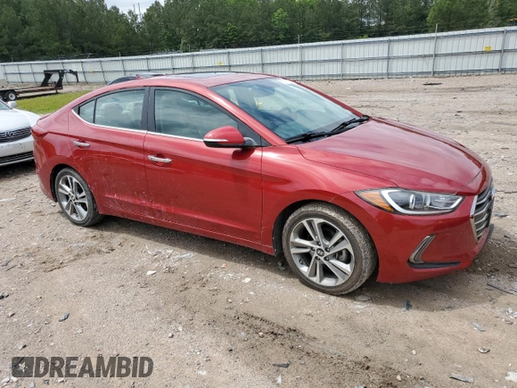 2017 Hyundai Elantra Value Edition z VIN KMHD84LF2HU298732, wystawiony jako Copart lot #56979855 z przebiegiem 77 374 mil mil oraz Szkoda całkowita • Salvage title. Historia ofert i sprzedaży dostępna na DreamBid. Obrazek 4.
