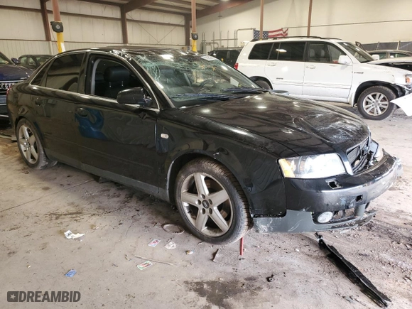 2003 Audi A4 3.0L with VIN WAULT68E93A178119, listed as a Copart auction lot 85932894 with 106,386 mi miles and Salvage Title. Bid and sale history available at carsss.com. Image 4.