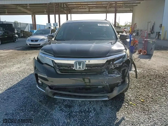 2019 Honda Pilot Touring 8-Passenger with VIN 5FNYF5H97KB007291, listed as a Copart auction lot 47608765 with 70,758 mi miles and Salvage Title. Bid and sale history available at carsss.com. Image 14.