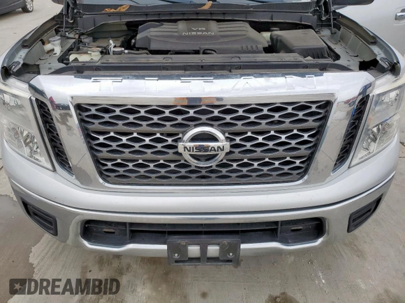 2018 Nissan Titan SV with VIN 1N6AA1EK7JN502927, listed as a Copart auction lot 47693425 with 95,309 mi miles and Salvage Title. Bid and sale history available at carsss.com. Image 11.
