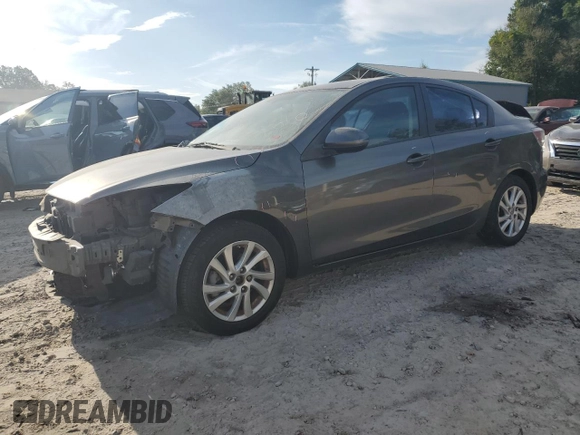 2012 Mazda 3 i Touring with VIN JM1BL1V75C1678916, listed as a Copart auction lot 63100545 with 208,238 mi miles and Non repairable. Bid and sale history available at DreamBid. Image 1.