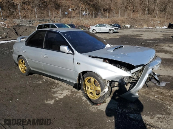 1995 Subaru Impreza with VIN GC8028204, listed as a Copart auction lot 41823865 with 123,670 mi miles and Salvage title. Bid and sale history available at DreamBid. Image 4.