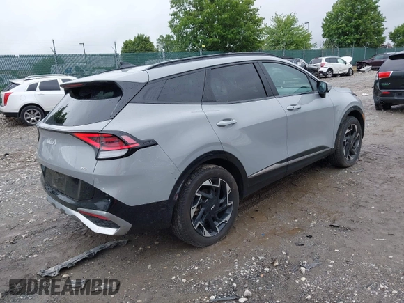 2023 Kia Sportage SX-Prestige with VIN 5XYK5CAF0PG135076, listed as a IAAI auction lot 42330042 with 39,294 mi miles and . Bid and sale history available at DreamBid. Image 4.