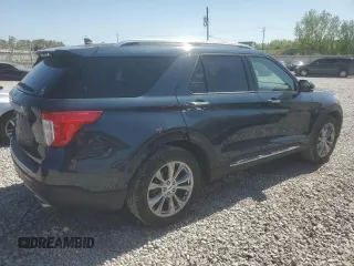 2022 Ford Explorer Limited with VIN 1FMSK7FH5NGA64411, listed as a Copart auction lot 53091785 with 49,971 mi miles and Salvage Title. Bid and sale history available at carsss.com. Image 3.