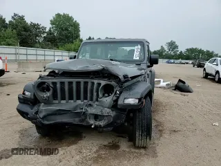2021 Jeep Wrangler Willys with VIN 1C4GJXAG7MW539041, listed as a Copart auction lot 60457725 with 23,612 mi miles and Salvage title. Bid and sale history available at DreamBid. Image 13.