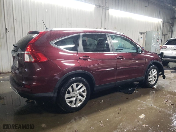 2015 Honda CR-V EX-L with VIN 2HKRM4H76FH626359, listed as a Copart auction lot 46634085 with 97,163 mi miles and Salvage Title. Bid and sale history available at carsss.com. Image 3.