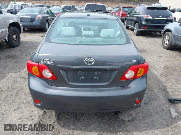 2009 Toyota Corolla with VIN JTDBL40E799044377, listed as a IAAI auction lot 41946596 with 1 mi miles. Bid and sale history available at carsss.com. Image 16.