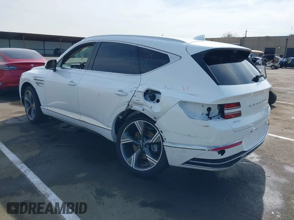 2025 Genesis GV80 Prestige with VIN KMUHEESC3SU250124, listed as a IAAI auction lot 41763078 with 2,283 mi miles and . Bid and sale history available at DreamBid. Image 3.
